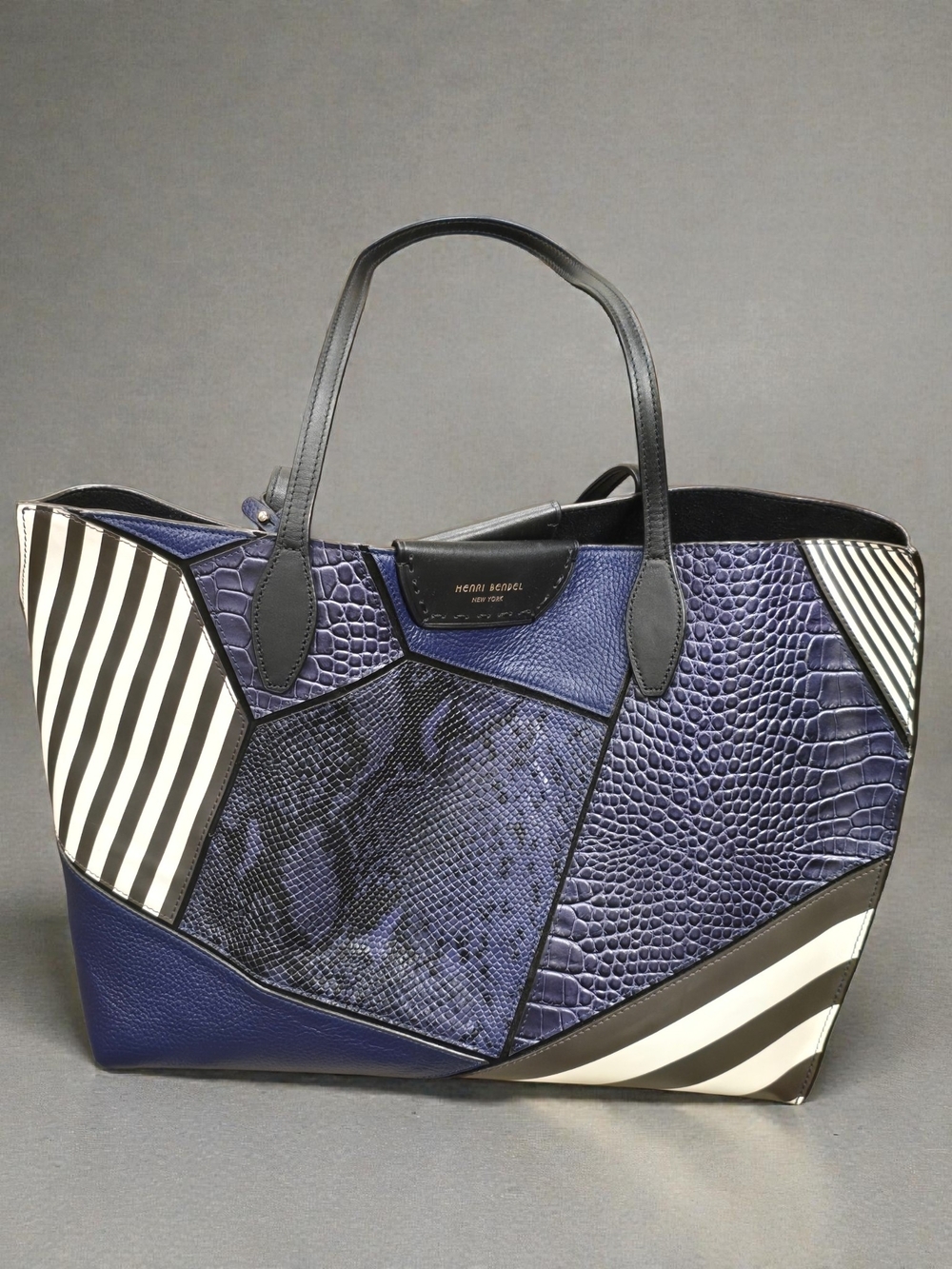 Henri Bendel Patchwork Tote Bag EUC
